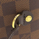ルイヴィトン LOUIS VUITTON ネヴァーフル MM N51105 エベヌ×スリーズ ダミエキャンバス トートバッグ ゴールド金具 茶 赤 ショルダーバッグ 肩掛け