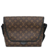 ルイヴィトン Louis Vuitton マグネティック メッセンジャー M45557 モノグラム モノグラムマカサー ショルダーバッグ マットブラック金具 茶 黒