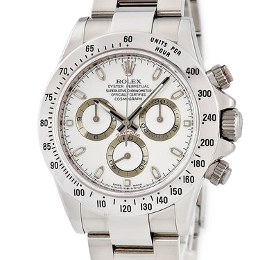 腕時計 ロレックス ROLEX コスモグラフ デイトナ 116520 自動巻き メンズ Z番 スモールセコンド タキメーター ホワイト 白