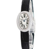腕時計 カルティエ Cartier ミニベニュワール WB511031 クオーツ レディース K18WG無垢 純正ダイヤ シルバー ローマン オーバル 青針