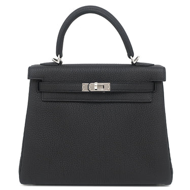 エルメス HERMES ケリー25 内縫い ブラック トゴ 2WAYバッグ シルバー金具 新品 未使用 黒 2026年製