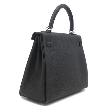 エルメス HERMES ケリー25 内縫い ブラック トゴ 2WAYバッグ シルバー金具 新品 未使用 黒 2026年製