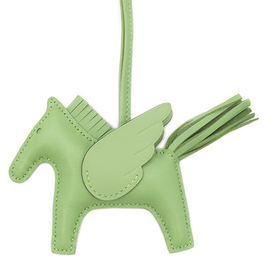 エルメス HERMES ロデオPM ペガサス ヴェールクリケット アニョーミロ スイフト バッグチャーム オールグリーン