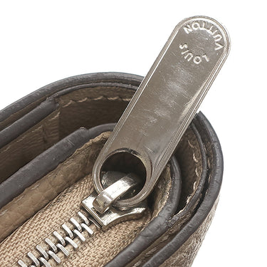 ルイヴィトン Louis Vuitton ポルトフォイユ クレア M80817 ガレ モノグラムマヒナ 二つ折り財布 シルバー金具 小銭入れ コンパクト