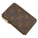 ルイヴィトン LOUIS VUITTON ポルトカルト ロミー M81881 モノグラム×ルージュ モノグラムキャンバス カードケース ゴールド金具 フラグメントケース