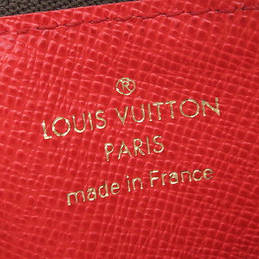 ルイヴィトン LOUIS VUITTON ポルトカルト ロミー M81881 モノグラム×ルージュ モノグラムキャンバス カードケース ゴールド金具 フラグメントケース