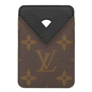 ルイヴィトン Louis Vuitton ポルト カルト マグネット M13185 モノグラム ノワール モノグラムマカサー カードケース MagSafe カード入れ