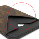 ルイヴィトン Louis Vuitton ポルト カルト マグネット M13185 モノグラム ノワール モノグラムマカサー カードケース MagSafe カード入れ