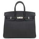 エルメス HERMES バーキン25 ブラック トゴ ハンドバッグ シルバー金具 新品 未使用 黒 2026年製