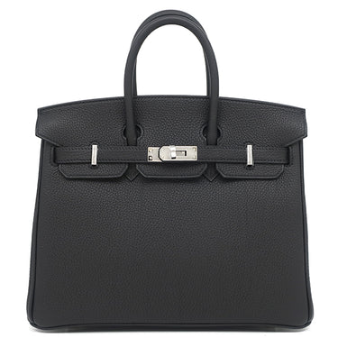 エルメス HERMES バーキン25 ブラック トゴ ハンドバッグ シルバー金具 新品 未使用 黒 2026年製