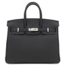 エルメス HERMES バーキン25 ブラック トゴ ハンドバッグ シルバー金具 新品 未使用 黒 2026年製