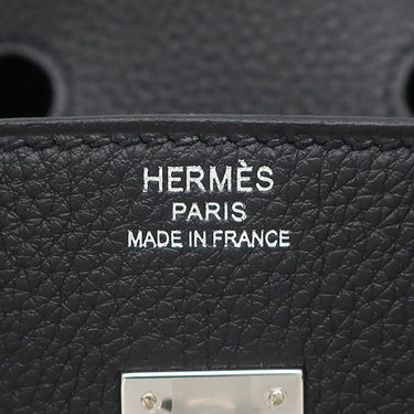 エルメス HERMES バーキン25 ブラック トゴ ハンドバッグ シルバー金具 新品 未使用 黒 2026年製
