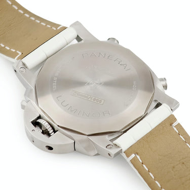 腕時計 パネライ PANERAI ルミノール クロノ PAM01218 X番 自動巻き メンズ X番 ホワイト 白 タキメーター スモールセコンド