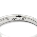 サバース SA BIRTH ダイヤ 0.356ct 立爪リング プラチナシルバー Pt900 ダイヤモンド リング 指輪 1粒 1石 プラチナ ブリリアントカット 9号