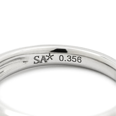 サバース SA BIRTH ダイヤ 0.356ct 立爪リング プラチナシルバー Pt900 ダイヤモンド リング 指輪 1粒 1石 プラチナ ブリリアントカット 9号