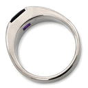 カルティエ Cartier タンク アメジスト パープル×ホワイトゴールド K18WG アメジスト #57 リング 指輪 Au750 18K 18金 スクエアカット 17号