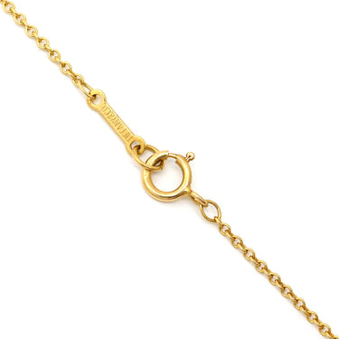 ティファニー Tiffany & Co ドッツクロス イエローゴールド K18YG ネックレス エルサ ペレッティ 18K 750 YG 十字架