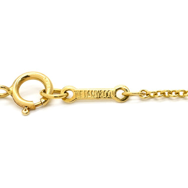 ティファニー Tiffany & Co ドッツクロス イエローゴールド K18YG ネックレス エルサ ペレッティ 18K 750 YG 十字架