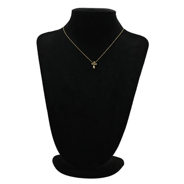ティファニー Tiffany & Co ドッツクロス イエローゴールド K18YG ネックレス エルサ ペレッティ 18K 750 YG 十字架