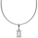 カルティエ Cartier 2C ダイヤ チャーム オメガネックレス ホワイトゴールド K18WG ダイヤモンド ネックレス Cartier 18K Au750 WG ダイヤモンド
