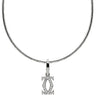 カルティエ Cartier 2C ダイヤ チャーム オメガネックレス ホワイトゴールド K18WG ダイヤモンド ネックレス Cartier 18K Au750 WG ダイヤモンド