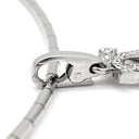 カルティエ Cartier 2C ダイヤ チャーム オメガネックレス ホワイトゴールド K18WG ダイヤモンド ネックレス Cartier 18K Au750 WG ダイヤモンド