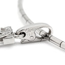 カルティエ Cartier 2C ダイヤ チャーム オメガネックレス ホワイトゴールド K18WG ダイヤモンド ネックレス Cartier 18K Au750 WG ダイヤモンド