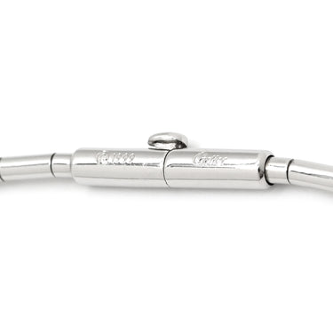 カルティエ Cartier 2C ダイヤ チャーム オメガネックレス ホワイトゴールド K18WG ダイヤモンド ネックレス Cartier 18K Au750 WG ダイヤモンド