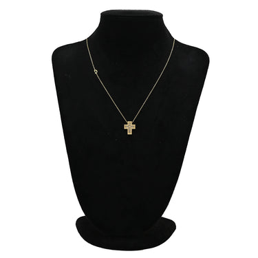 ダミアーニ DAMIANI ベルエポック XS 20083491 イエローゴールド K18YG ダイヤモンド ネックレス 750 18金 クロス 十字架 ダイヤモンド