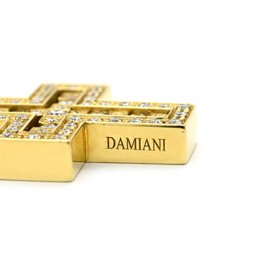 ダミアーニ DAMIANI ベルエポック XS 20083491 イエローゴールド K18YG ダイヤモンド ネックレス 750 18金 クロス 十字架 ダイヤモンド