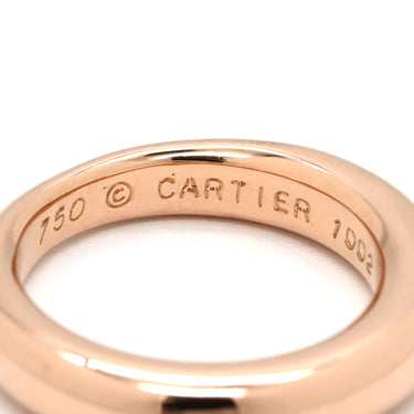 カルティエ Cartier エリプス ピンクゴールド K18PG #48(JP8) リング 指輪 750 18K PG 7.5号