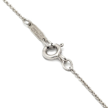 ティファニー Tiffany & Co シグネチャー イエローゴールド×シルバー K18YG シルバー925 ネックレス Au750 18K YG AG925 コンビ