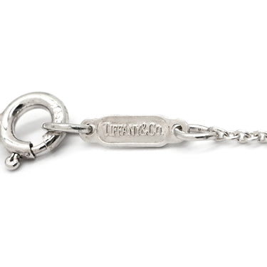 ティファニー Tiffany & Co シグネチャー イエローゴールド×シルバー K18YG シルバー925 ネックレス Au750 18K YG AG925 コンビ