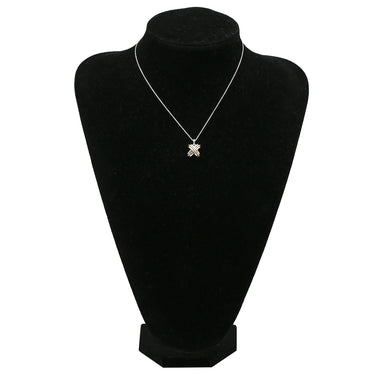ティファニー Tiffany & Co シグネチャー イエローゴールド×シルバー K18YG シルバー925 ネックレス Au750 18K YG AG925 コンビ