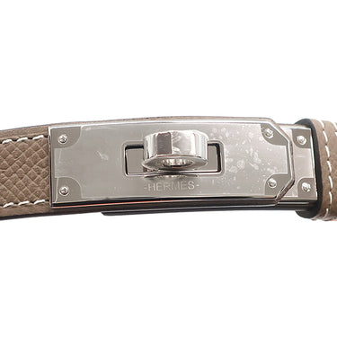 エルメス Herms ケリー 18 エトゥープ ヴォーエプソン ベルト シルバー金具 新品 未使用 グレージュ ターンロック 2026年製