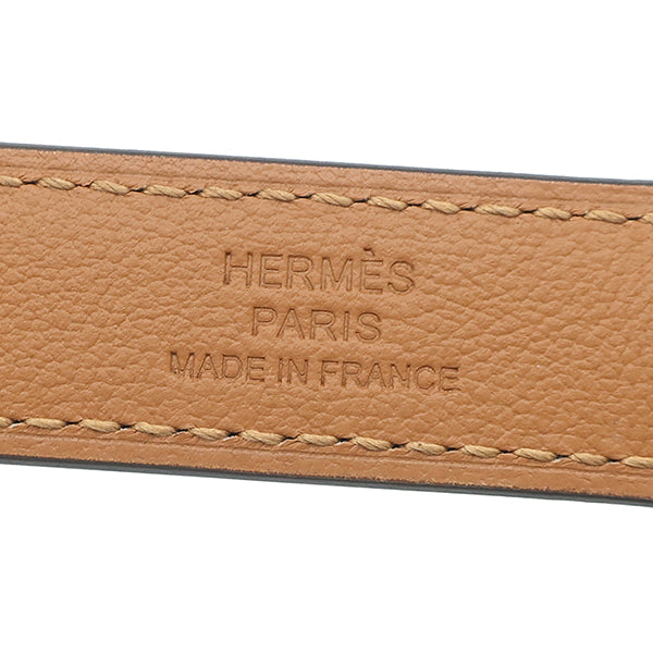 エルメス HERMES ケリー 18 ブラック ヴォーエプソン ベルト ピンク