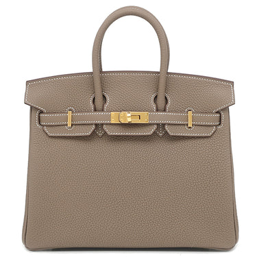 エルメス HERMES バーキン25 エトゥープ トゴ ハンドバッグ ゴールド金具 新品 未使用 グレージュ 2025年製