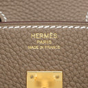 エルメス HERMES バーキン25 エトゥープ トゴ ハンドバッグ ゴールド金具 新品 未使用 グレージュ 2025年製