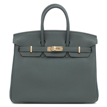 エルメス HERMES バーキン 25 ヴェールマングローブ トゴ ハンドバッグ シャンパンゴールド金具 新品 未使用 2025年製