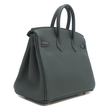 エルメス HERMES バーキン 25 ヴェールマングローブ トゴ ハンドバッグ シャンパンゴールド金具 新品 未使用 2025年製