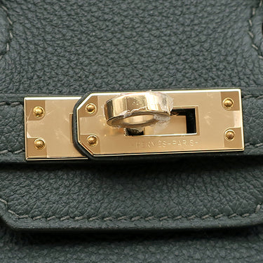 エルメス HERMES バーキン 25 ヴェールマングローブ トゴ ハンドバッグ シャンパンゴールド金具 新品 未使用 2025年製