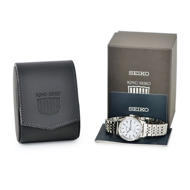 腕時計 セイコー SEIKO キングセイコー KSK SDKS027 6R51-00B0 自動巻き メンズ 新品同様 サックスブルー アイビールック
