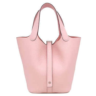 エルメス HERMES ピコタンロック 18 PM ローズサクラ トリヨンクレマンス ハンドバッグ シルバー金具 新品 未使用 ピンク 2025年製