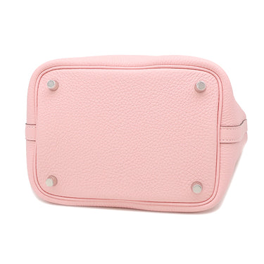エルメス HERMES ピコタンロック 18 PM ローズサクラ トリヨンクレマンス ハンドバッグ シルバー金具 新品 未使用 ピンク 2025年製