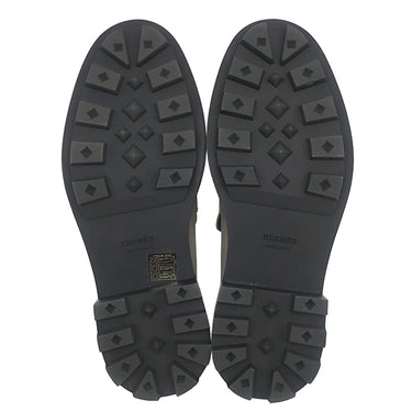 エルメス HERMES モカシン ルーブル H252134Z ガレ レザー #35 1/2 ローファー ローファー Hバックル