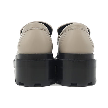 エルメス HERMES モカシン ルーブル H252134Z ガレ レザー #35 1/2 ローファー ローファー Hバックル