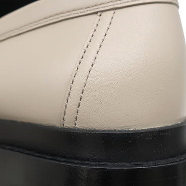 エルメス HERMES モカシン ルーブル H252134Z ガレ レザー #35 1/2 ローファー ローファー Hバックル