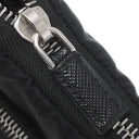 プラダ PRADA Re-Nylon ショルダーポーチ 2ZT024 ブラック ナイロン レザー ショルダーバッグ シルバー金具 フォンポーチ スマホショルダー トライアングルロゴ