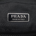 プラダ PRADA Re-Nylon ショルダーポーチ 2ZT024 ブラック ナイロン レザー ショルダーバッグ シルバー金具 フォンポーチ スマホショルダー トライアングルロゴ