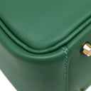 エルメス HERMES リンディ2 ミニ ヴェールモワイヤン ヴォースイフト ショルダーバッグ ゴールド金具 緑 2024年製